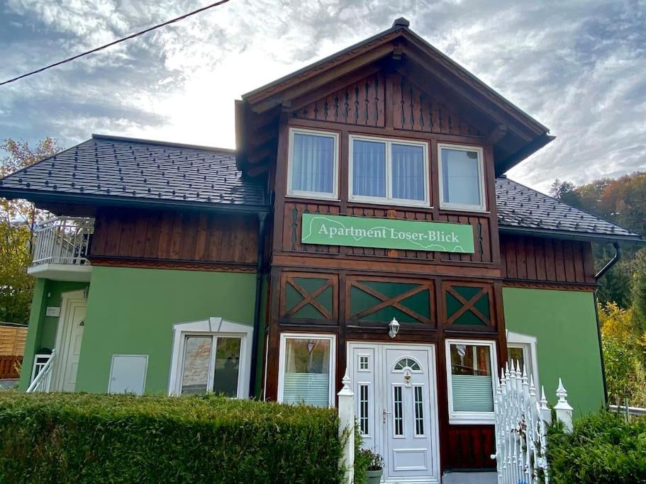 S&W Apartment Loserblick Altaussee Kültér fotó